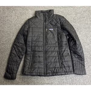 Patagonia Nano Puff Jacket Women’s Small Black Lightweight Insulated Puffer